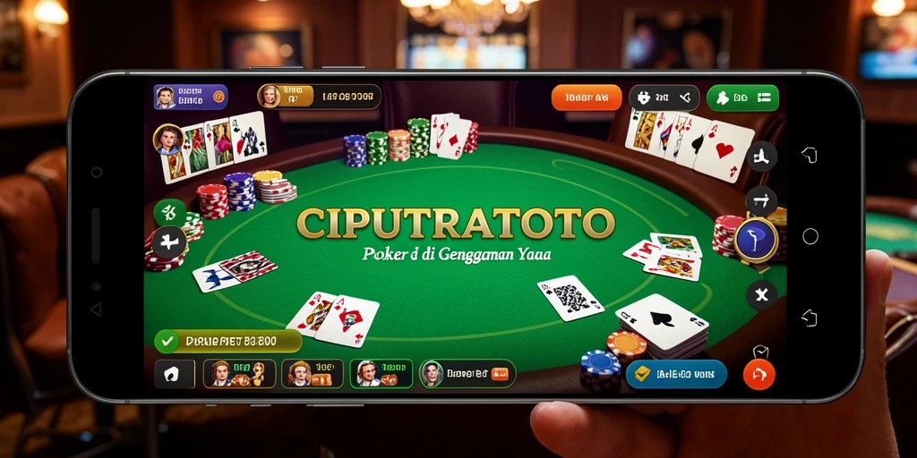 Screenshot gameplay Poker yang menampilkan suasana kompetitif dan interaktif.
