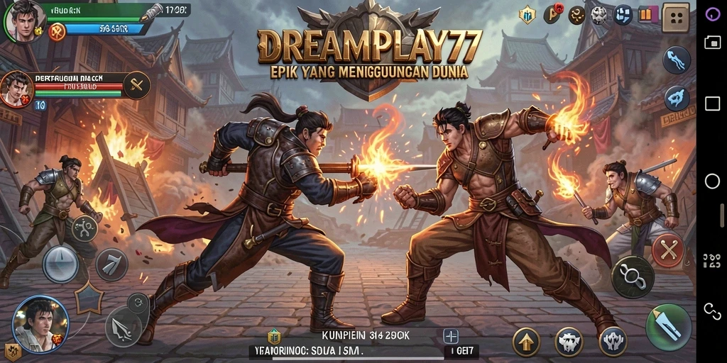 Gameplay Fighting yang intens dan menarik di DREAMPLAY77.