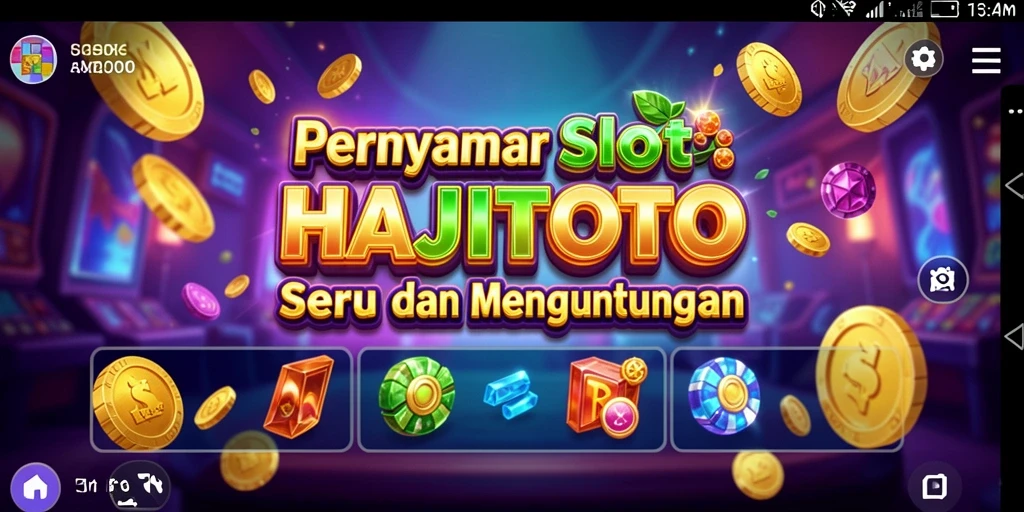 Tampilan gameplay Slot HAJITOTO yang menarik dan penuh warna.