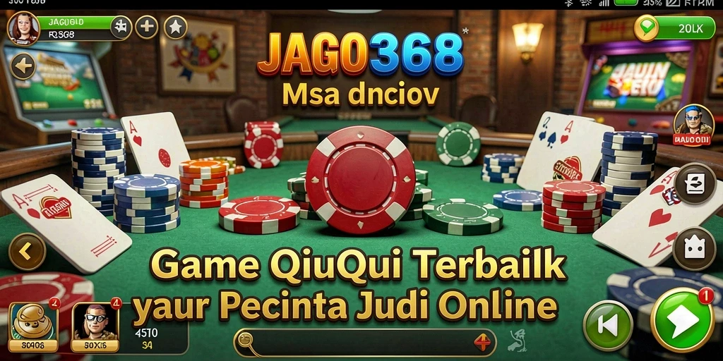Screenshot gameplay seru dari JAGO368 yang menampilkan pertarungan QiuQiu.