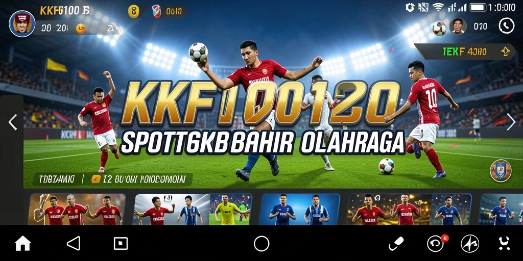 Tampilan utama KPK100 menampilkan taruhan olahraga yang mendebarkan.