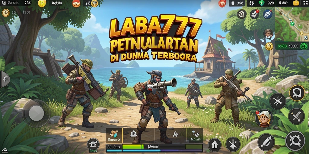 Tampilan gameplay seru di dunia terbuka LABA777.