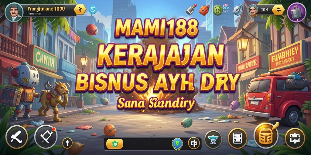 Screenshot MAMI188 menampilkan gameplay seru dalam membangun kerajaan bisnis.