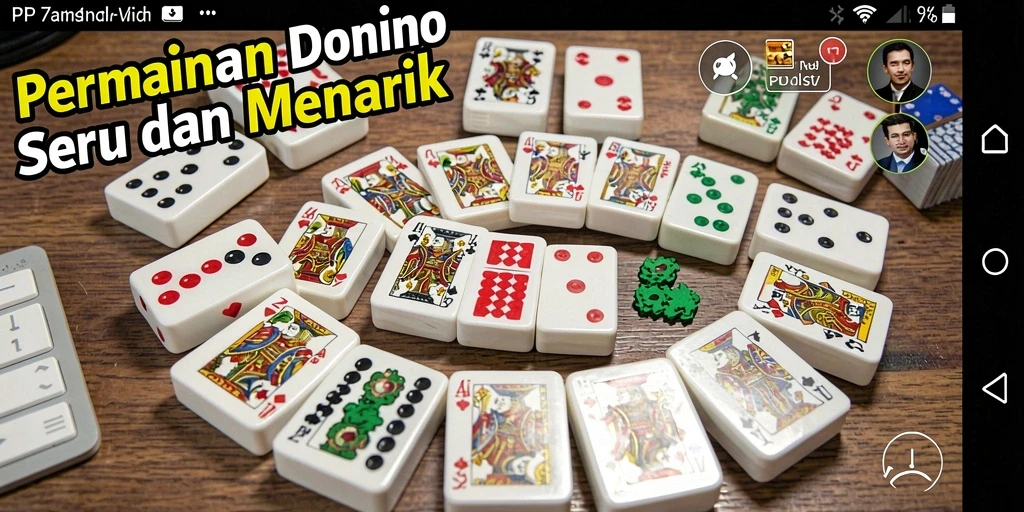 Tampilan gameplay menarik dari PP7 saat bermain Domino.