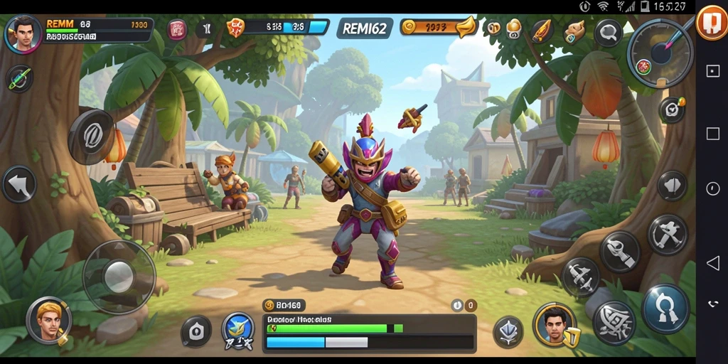 Tampilan gameplay REMI62 yang menakjubkan dan interaktif.