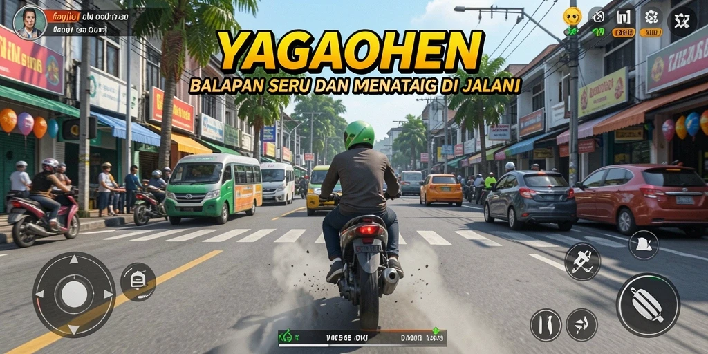 Gameplay balapan seru dan grafis memukau di YAGAOHEN.