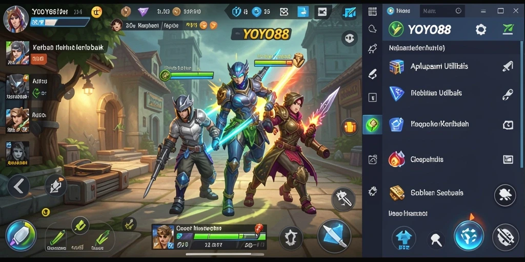 Screenshot utama YOYO88 menampilkan antarmuka aplikasi Utility yang intuitif.